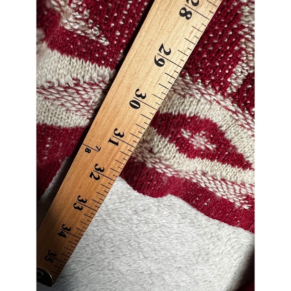 Lucky Brand Red and Cream Cardigan - Picture 9 of 9